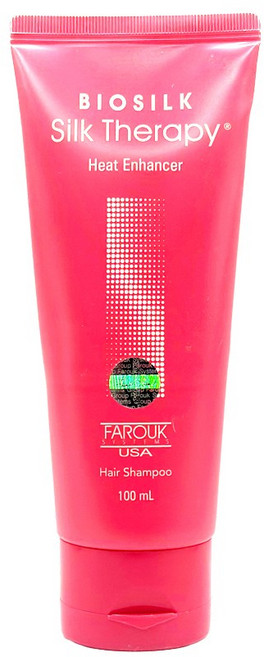 실크테라피 히트 인핸서 모발 강화 단백질 클리닉 샴푸 100ml, 1개