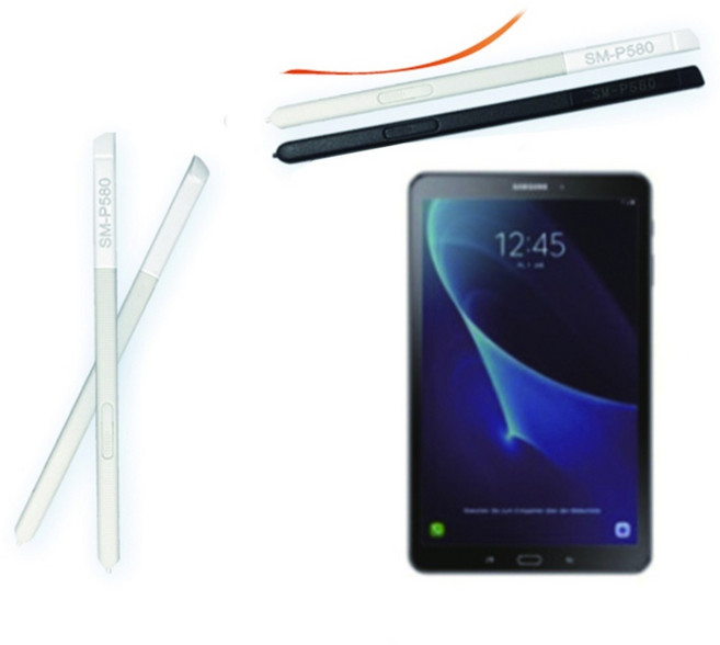 갤럭시탭A6 10.1 with Spen 호환용 S펜 터치펜 SM-P580 P585 케이스나라, 화이트, 1개