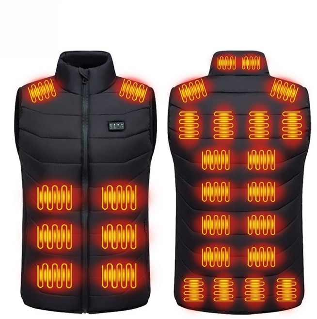 스타일닥터 경량 발열조끼 28구역 USB조끼 캠핑 등산 스키 아웃도어 겨울 작업용 일상복 방한 발열 조끼