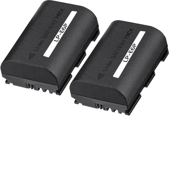 Probty LP-E6P LP E6P lp e6p 배터리 캐논 호환 EOS R5 II R6 카메라용 3 채널 충전기 2400 mAh