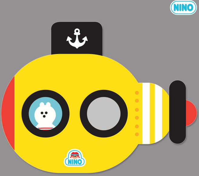 니노 미러보드 노랑잠수함 / 안전거울, 상세페이지 참조, 1개