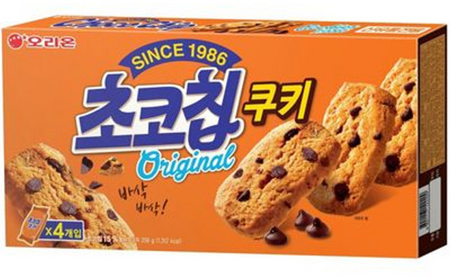 오리온 초코칩 쿠키 256g, 6개