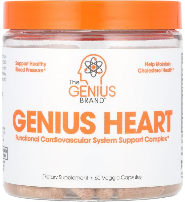 The Genius Brand Heart 베지 캡슐 60정 Brand (더 지니어스 브랜드), 1개 - 쿠팡