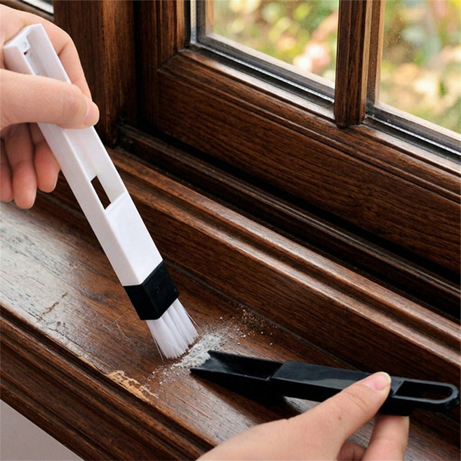 미니 틈새 청소 브러쉬 키보드 샷시 청소솔 차량 실내 셀프 세차 용품 도구, 미니 틈새 청소솔