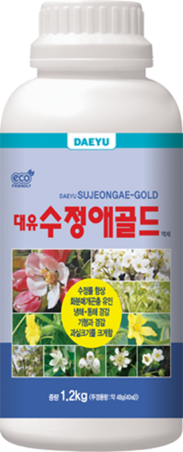 수정 착과율 향상 대유 수정애골드 1.2k 과수 결실증대, 1.2kg, 1개