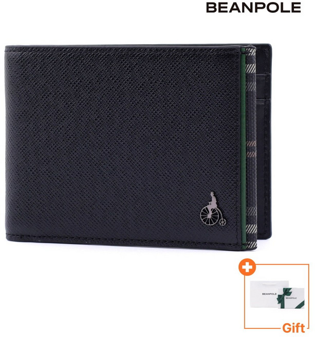 [국내백화점A/S] 빈폴 반지갑 남성 명품 가죽 미니 반지갑 선물포장