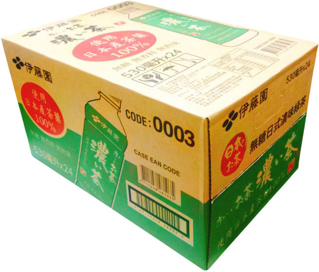 伊藤園 無糖日式濃味綠茶, 1個, 24, 530ml