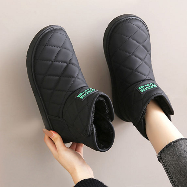 Modern Fashion 여성 기모 방한화 패딩 앵클 부츠 겨울 털 신발 E79