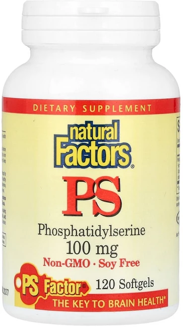 네츄럴펙터스 포스파티딜세린 100mg 소프트젤 120정, 1개 - 쿠팡