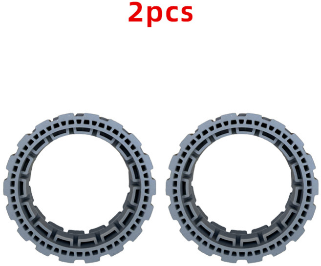 로봇 진공청소기 바퀴 고무링 호환 Ecovacs X1 OMNI X1 turbo X1S pro T10 T20 pro DBX23 예비 부품, 2개