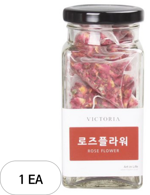 빅토리아 보틀 로즈플라워 차, 1g, 10개입, 1개