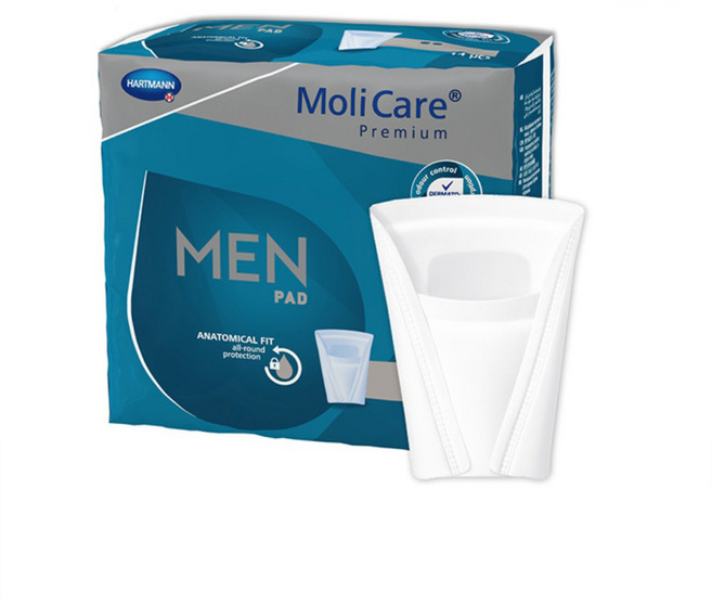 HARTMANN 몰리케어 맨 패드 액티브 성인기저귀 주머니형, 1개, 14매입