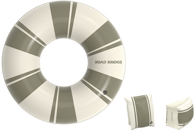 로드브릿지 대형튜브 + 암튜브 세트, 1세트, 카키