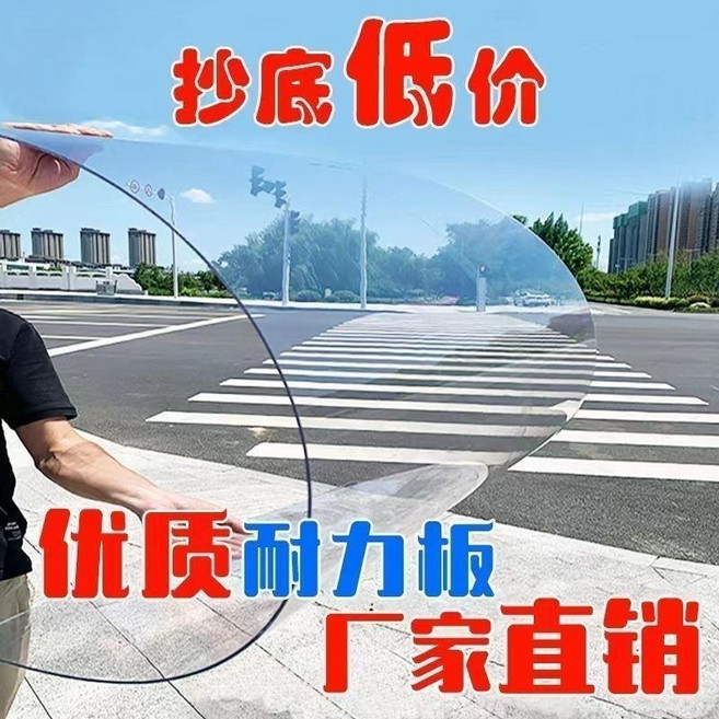 대형아크릴판 높은 투명 PVC 필름 플라스틱, 폭 1.22m 두께 1.2mm-U29