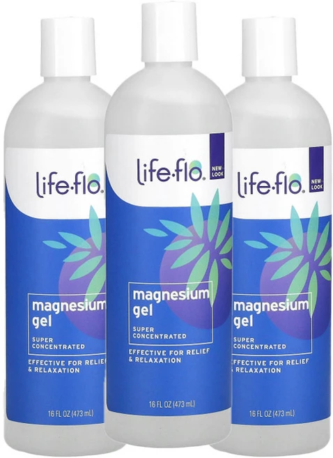 라이프플로 마그네슘 젤, 473ml, 3개 - 쿠팡