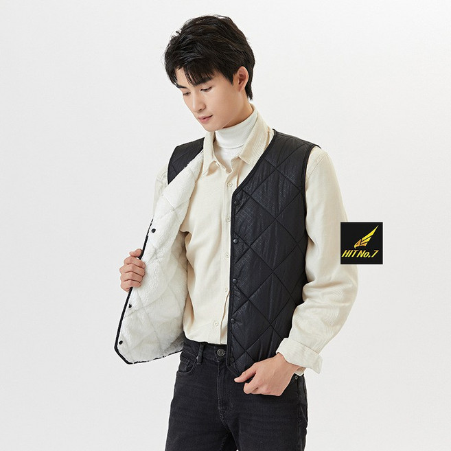 HIT No.7 프리미엄 양털 기모 패딩조끼 경량 캐쥬얼 정장 베스트 패딩 기모 내피 가을 겨울 간절기 MH88