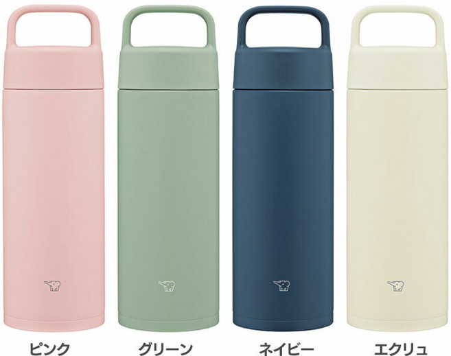 조지루시 손잡이 텀블러 보온병 500ml SM RS50, 핑크, 1000ml, 1개