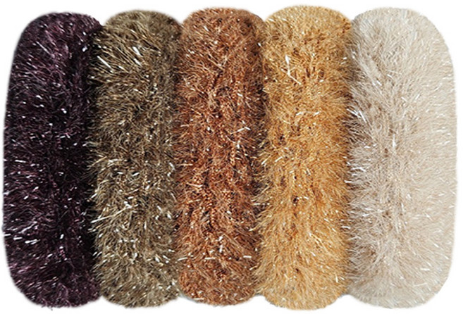 국산 아크릴 호빵수세미 세트, No7_브라우니, 1세트, 5개입