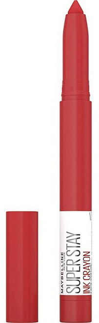 메이블린뉴욕 Maybelline 메이블린 Super Stay Ink 크레용 립스틱 메이크업 정밀 팁 매트 립 내장 샤프너 8시 지속 리드 더 웨이 핑크 베이지 1개입 18851, 135 메이크 무브, 135 메이크 무브