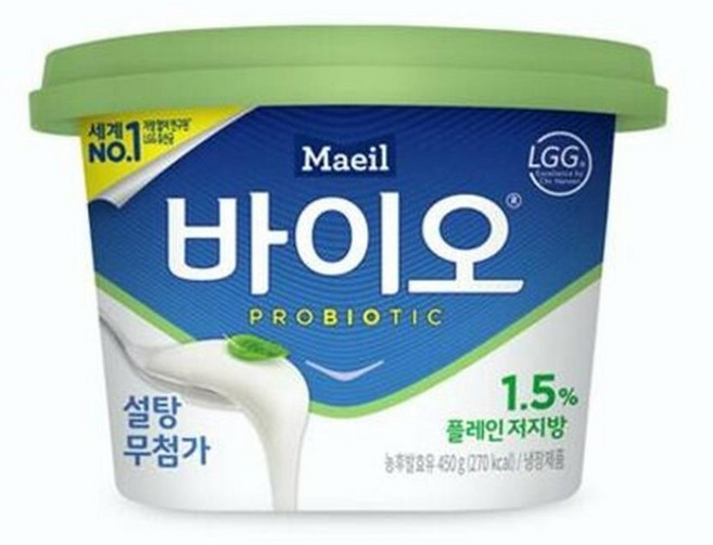 매일유업 바이오 플레인 저지방, 450g