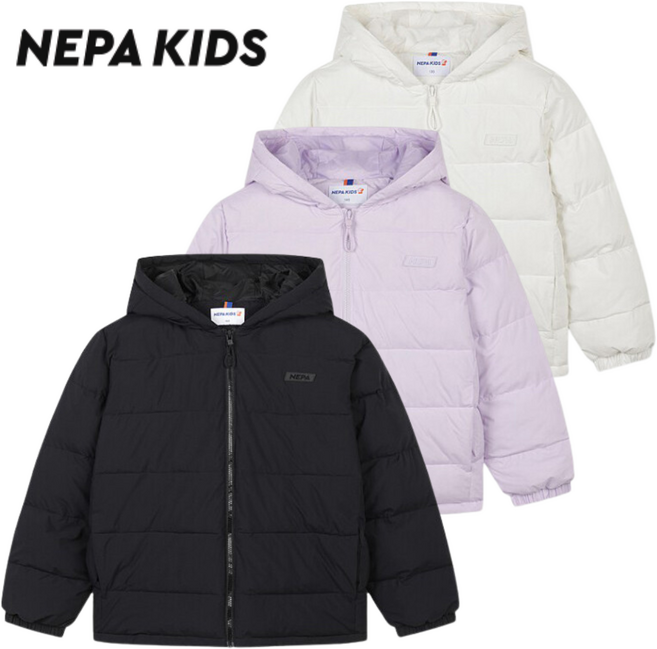 [백화점발송] 네파키즈 공용 패딩 숏 퀼팅 등원 학교 아동 외출 데일리 따뜻한 겨울 자켓