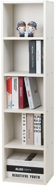모던H1200 책장 5단 300, 크림화이트