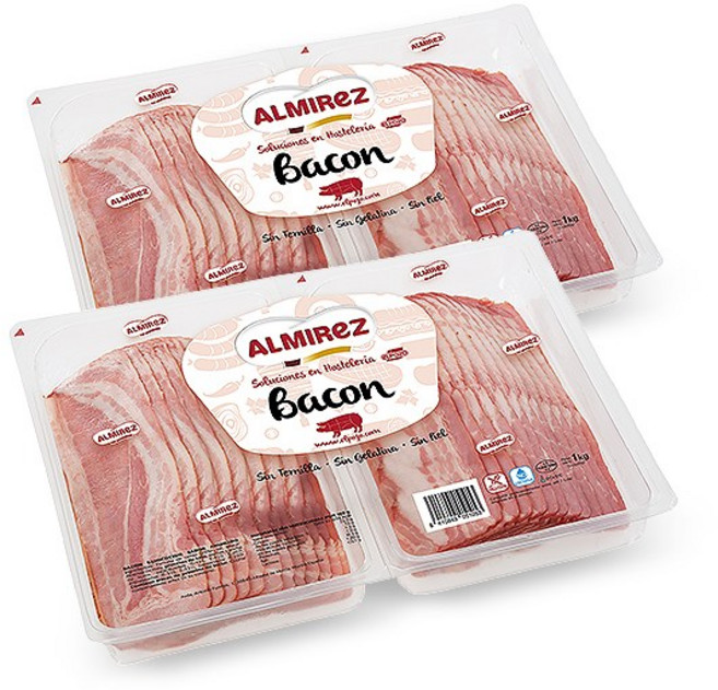 [엘포조] 냉동 슬라이스 베이컨 (오리지널) 1kg x 2개