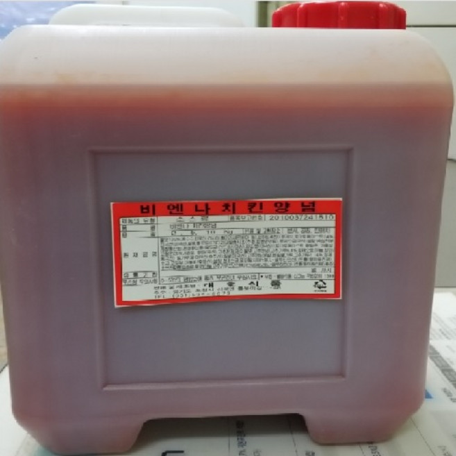 대호식품 핫 비엔나 치킨 양념 10kg(매운맛 치킨 양념 소스), 1개, 10kg