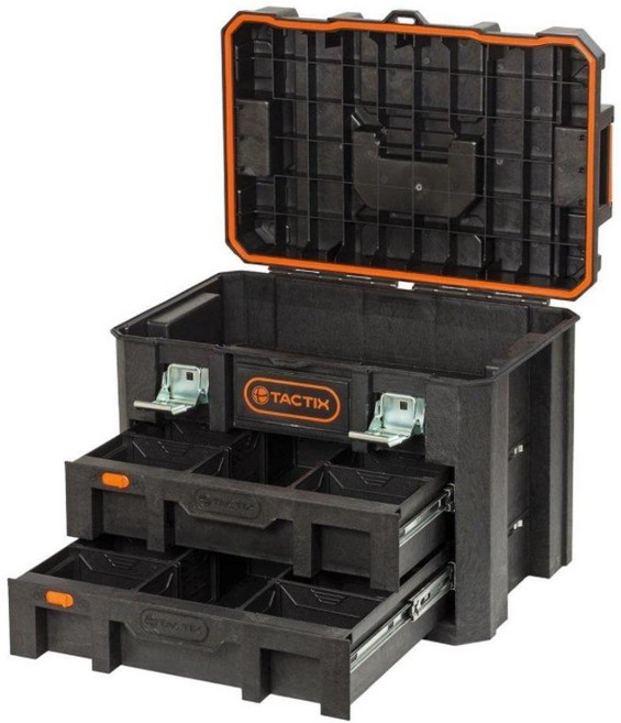 슬라이드서랍식 공구부품함 3단 52x37 부품정리함, 1개