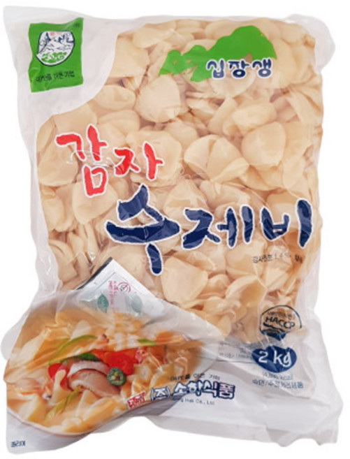 (무)십장생감자수제비(송학 2kg), 2kg, 5개