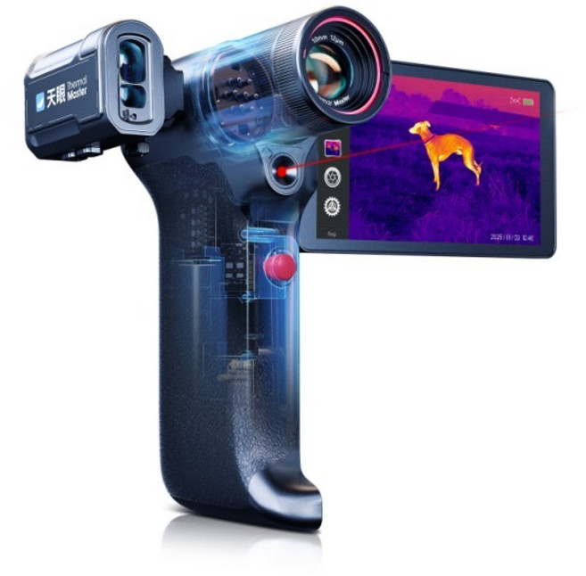 DV2 열화상 고화질 X2 망원경 열화상카메라 적외선 열영상기 산업용 열화상 휴대형 건축점검 설비진단 전기검사 보안감시 에너지진단 열화상 비접촉측정 온도분석 핫스팟 열화상검사, 천안 x2 금강갑옷 세트, 1개