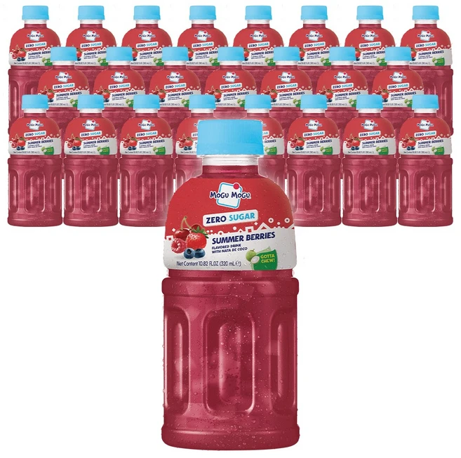 [쿨앤드몰] 모구모구 제로슈거 써머베리, 24개, 320ml - 쿠팡