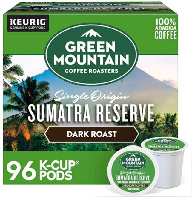 그린 마운틴 커피 로스터스 수마트라 리저브 싱글 서브 큐리 Green Mountain Coffee Roasters Sumatra Reserve Coffee Keurig Sing, 수마트라 보호구역