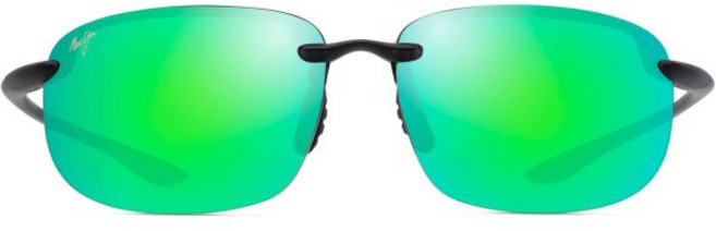 여성 선글라스 골프 가벼운 데일리 마우이 짐 후키파 XL 라지 오벌, Translucent Matte Grey/Mauigre, 67 Millimeters