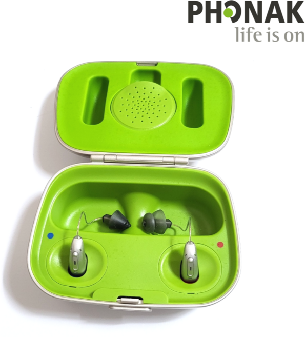 포낙 파워팩 충전케이스 콤비 충전식 오픈형 보청기, 1개