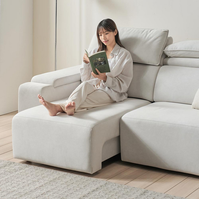 슬립스토아 루체 모션 슬라이딩 패브릭 소파, 3인용, 공통