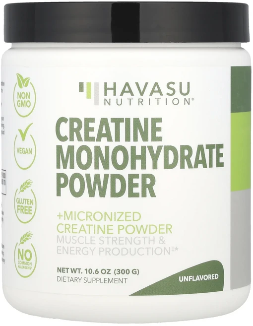 새해 건강을 선물하세요 Havasu Nutrition 크레아틴 일수화물 분말 무맛 300g(10.06oz) 특별관리진행, HavasuNutrition크레아틴일수화물분말무맛300, 300g, 1개 - 쿠팡