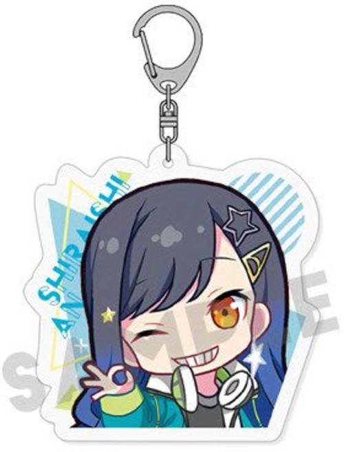 비브랜드 프세카 굿즈 프로세카 키링 월드맵 양면 아크릴 열쇠고리 20종 호환, Q17, 1개