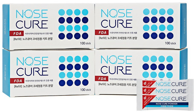 노즈큐어 코세척분말 100포, 4개