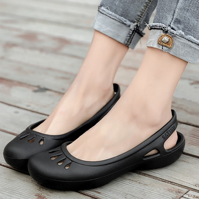 스토리원 여성 EVA 아쿠아 젤리슈즈 플랫 단화 SH-S2099