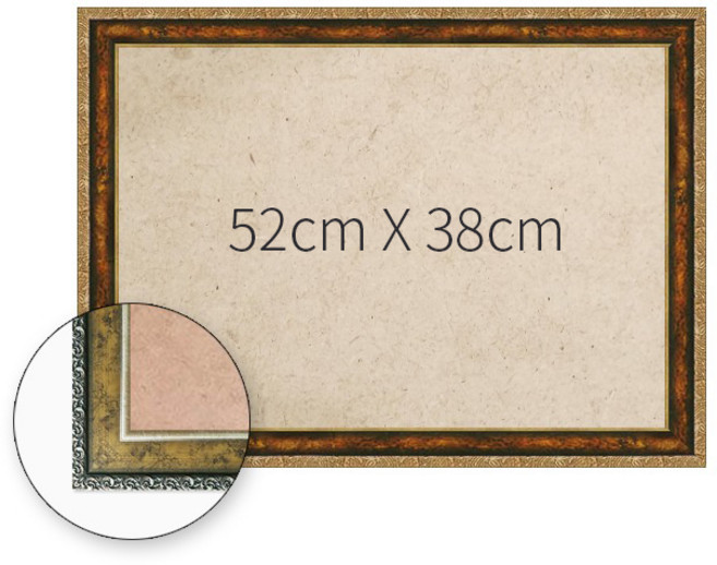 퍼즐피플 퍼즐전용액자 슬림형 500피스 52cm X 38cm, 슬림엔틱골드, 1개