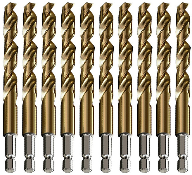 공구엔 임팩 코발트 드릴비트 육각 5개세트 9.5mm