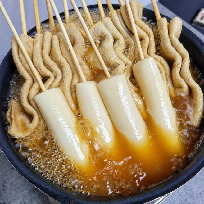 퍼지지 않는 쫀득한 부산 물떡꼬치 가래떡꼬치 부산식 꼬치물떡 간편한 4개입, 3개, 280g