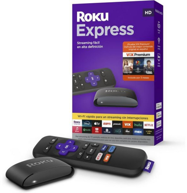 로쿠 Roku 익스프레스 HD 스트리밍 디바이스 TV용 (스페인어), Spanish