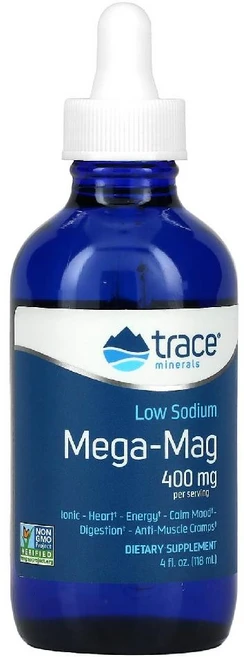 트레이스미네랄 마그네슘 저나트륨 메가 맥 400mg 118ml (4fl oz), 1개 - 쿠팡