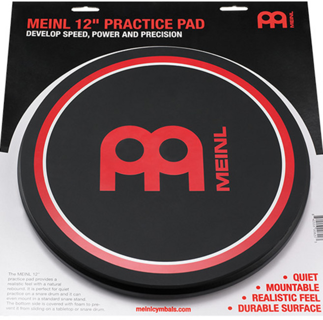 Meinl 12인치 고무 연습 패드 스탠드별도 MPP-12, 1개