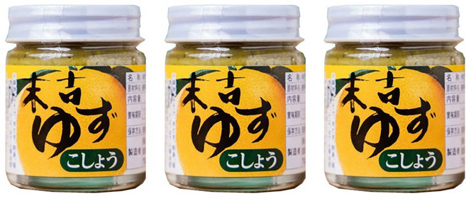 메세나 일본 유자 후추 유즈코쇼 청유자 50g 3개 세트