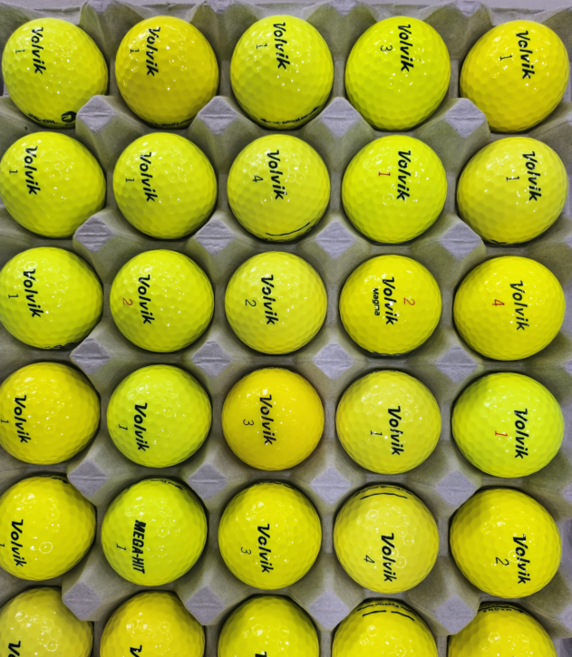 볼빅 로스트볼 A+, 1개, 노랑, 30개입