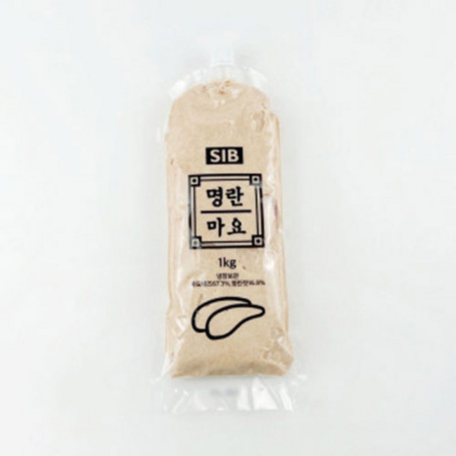 SIB 선인 명란 마요 1kg 명란 마요네즈 [아이스박스포함], 1개
