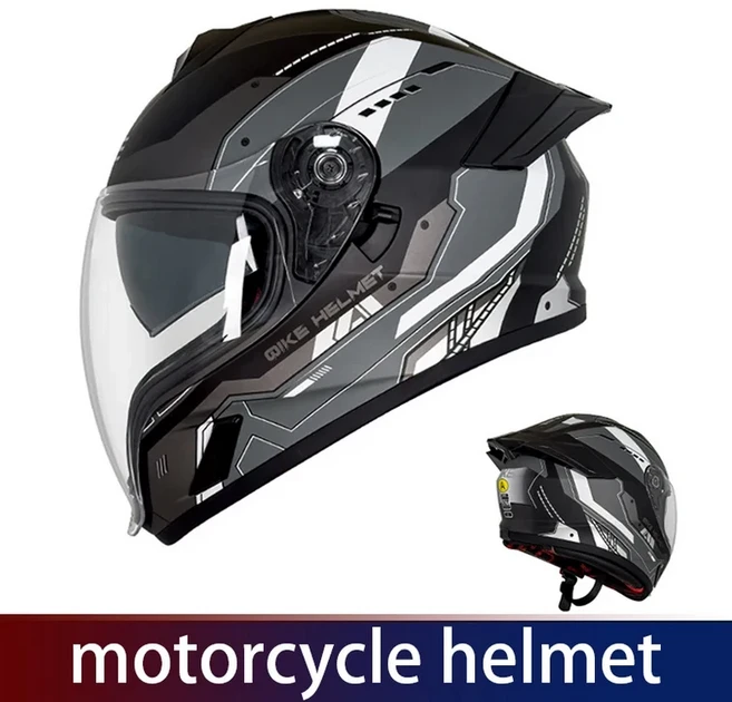 오픈 헬멧 오토바이 안개 방지 남성과 여성 전체 크루즈 페달 DOT 인증 올 시즌, 04 L, 01 빠른, 05 FP02-